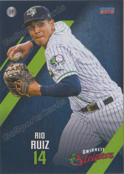 2018 Gwinnett Stripers Rio Ruiz