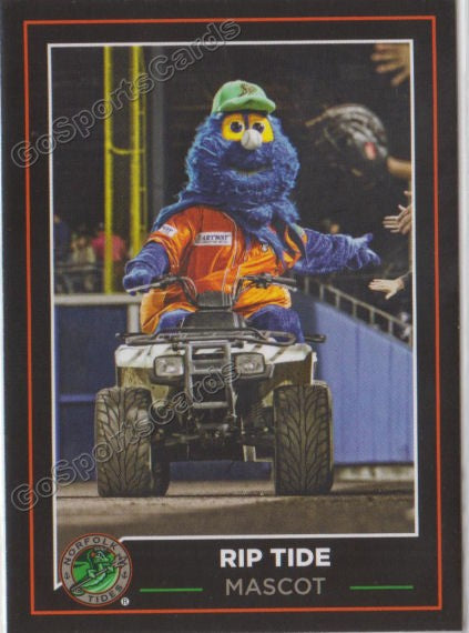 2019 Norfolk Tides Rip Tide Mascot