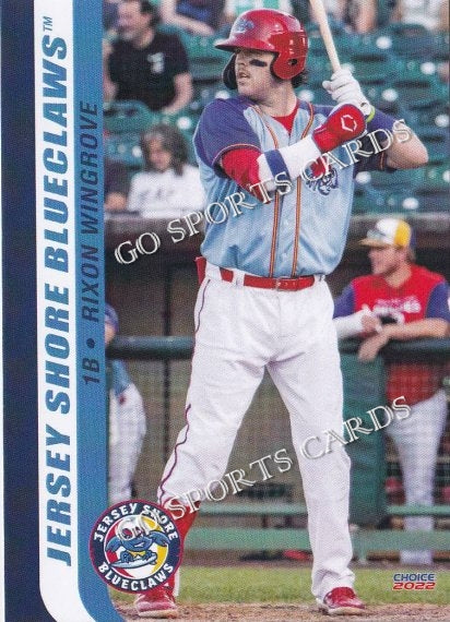 2022 Jersey Shore BlueClaws Keith Werman Philadelphia Phillies MGR