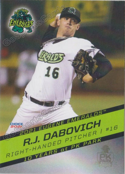 2021 Eugene Emeralds RJ Dabovich