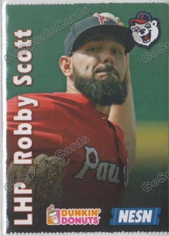 2017 Pawtucket Red Sox Dunkin Donuts SGA Robby Scott