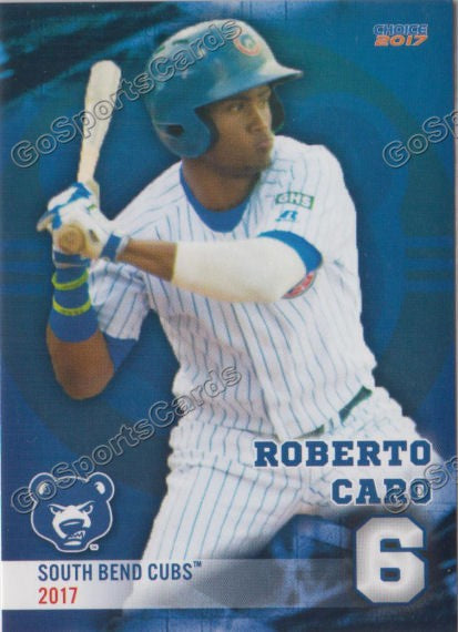 2017 South Bend Cubs Roberto Caro