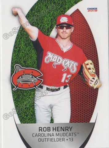 2018 Carolina Mudcats Rob Henry