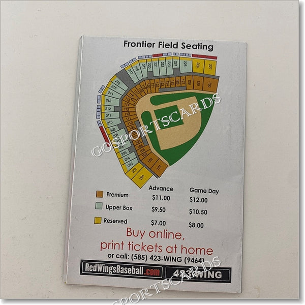 2014 Rochester Red Wings Pocket Schedule