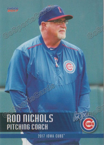 2017 Iowa Cubs Rod Nichols