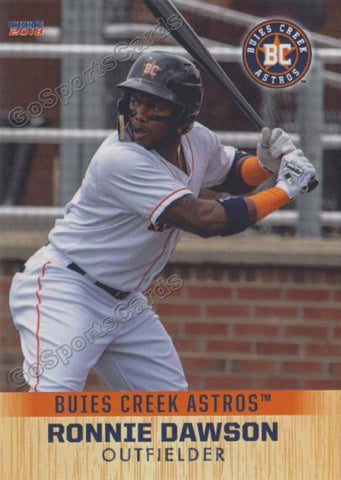 2018 Buies Creek Astros Ronnie Dawson