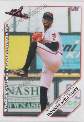 2021 Richmond Flying Squirrels Ronnie Williams