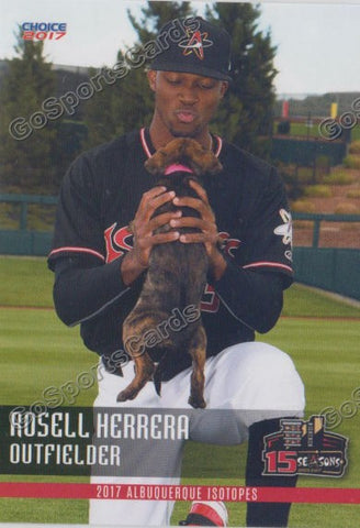 2017 Albuquerque Isotopes Rosell Herrera