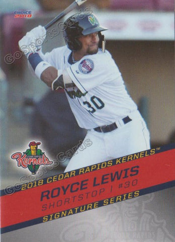 2018 Cedar Rapids Kernels Royce Lewis