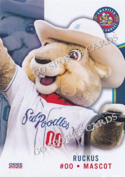 2022 Amarillo Sod Poodles Ruckus Mascot