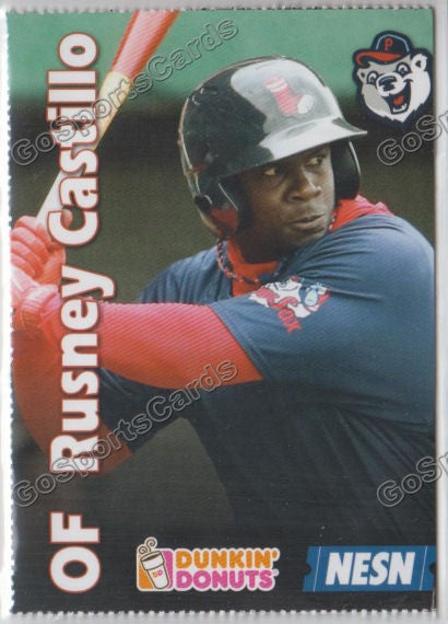 2017 Pawtucket Red Sox Dunkin Donuts SGA Rusney Castillo