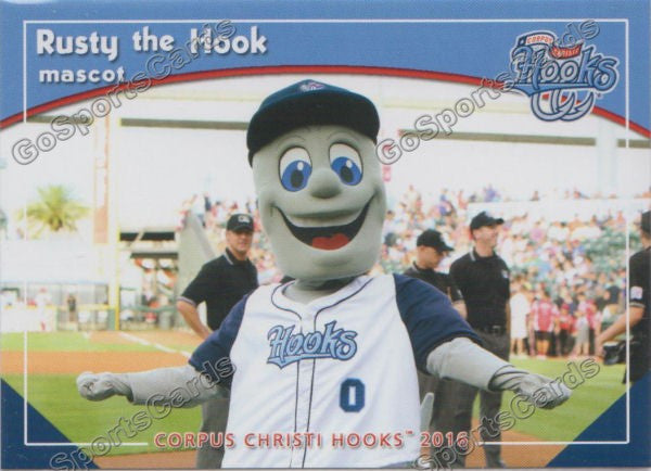 2016 Corpus Christi Hooks Rusty the Hook Mascot