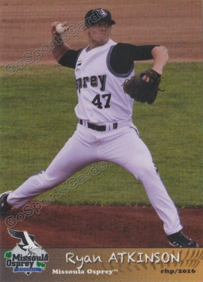 2016 Missoula Osprey Ryan Atkinson