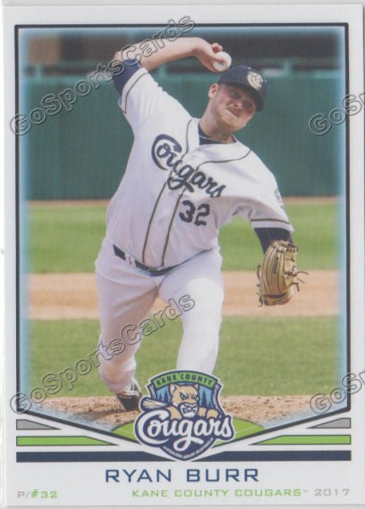 2017 Kane County Cougars Ryan Burr