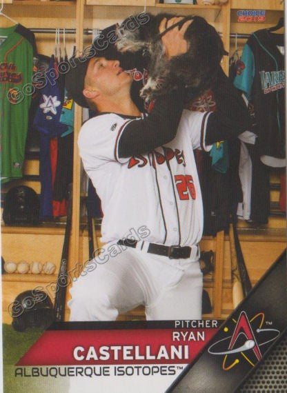 2019 Albuquerque Isotopes Ryan Castellani