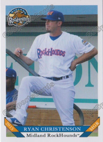 2015 Midland RockHounds Ryan Christenson