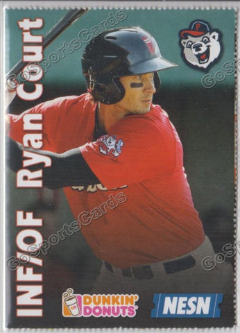 2017 Pawtucket Red Sox Dunkin Donuts SGA Ryan Court