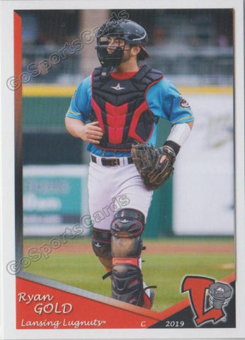 2019 Lansing Lugnuts Ryan Gold