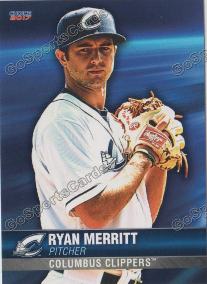 2017 Columbus Clippers Ryan Merritt