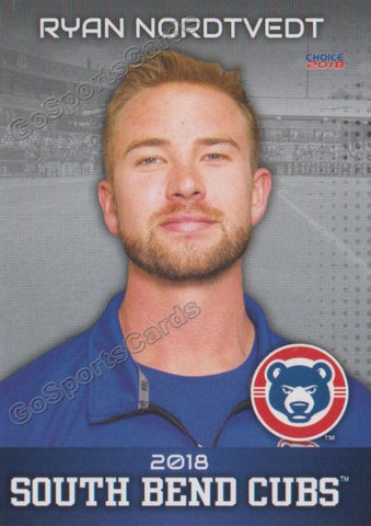 2018 South Bend Cubs Ryan Nordtvedt