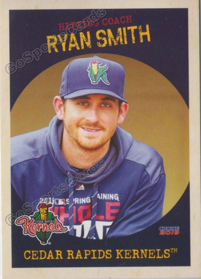 2019 Cedar Rapids Kernels Ryan Smith