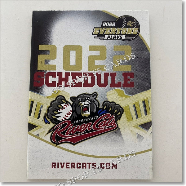 2022 Sacramento River Cats Pocket Schedule