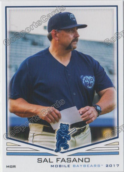 2017 Mobile BayBears Sal Fasano