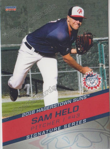 2018 Hagerstown Suns Sam Held