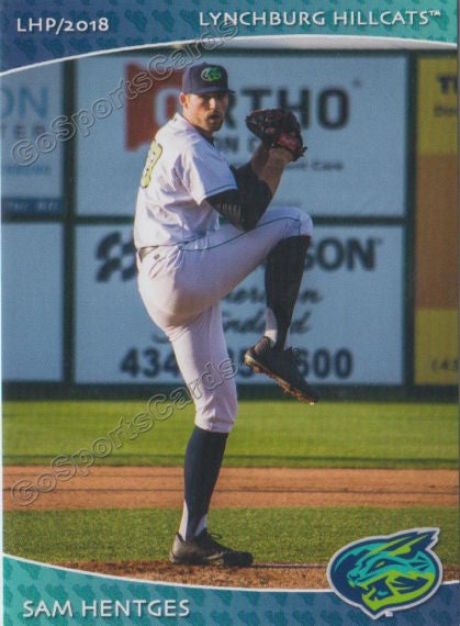 2018 Lynchburg Hillcats Sam Hentges