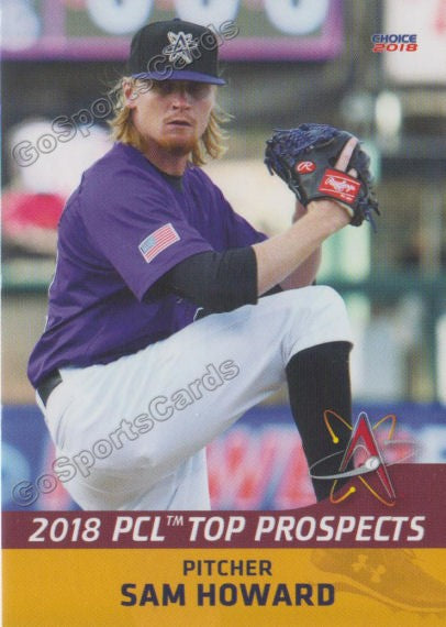 2018 Pacific Coast League Top Prospects PCL Sam Howard