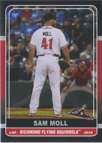 2019 Richmond Flying Squirrels Sam Moll