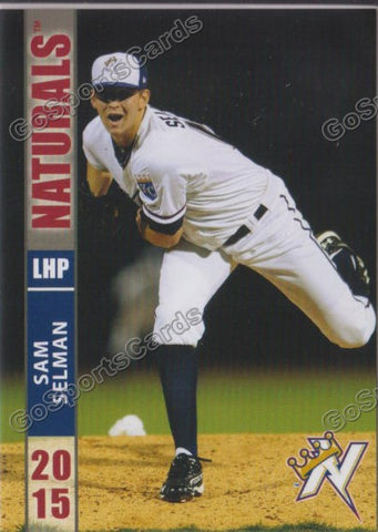 2015 Northwest Arkansas Naturals Sam Selman