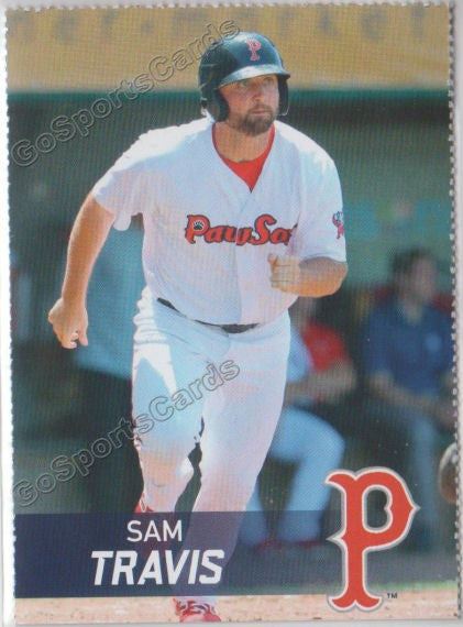 2019 Pawtucket Red Sox Dunkin SGA Sam Travis