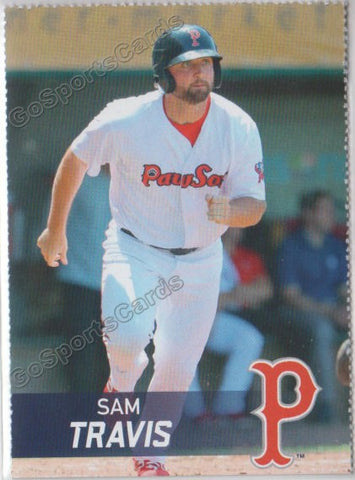 2019 Pawtucket Red Sox Dunkin SGA Sam Travis