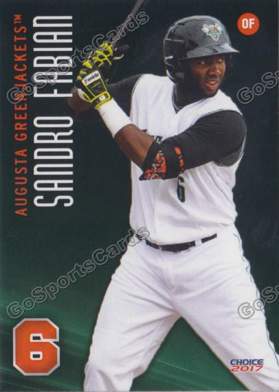 2017 Augusta GreenJackets Sandro Fabian