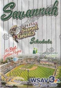 2007 Savannah Sand Gnats Pocket Schedule