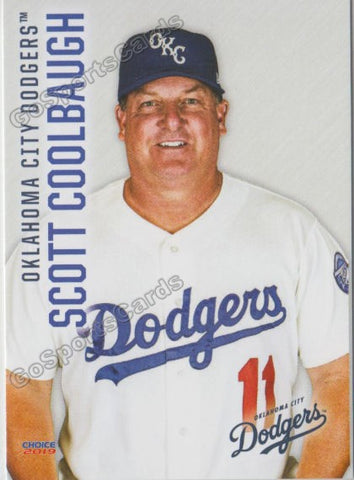 2019 Oklahoma City Dodgers Scott Coolbaugh