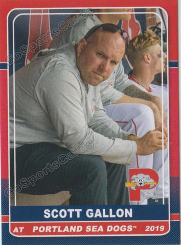 2019 Portland Sea Dogs Scott Gallon