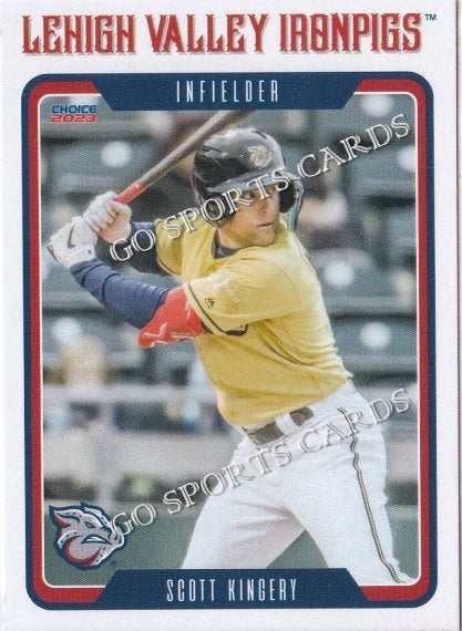 2023 Lehigh Valley IronPigs (Triple-A Philadelphia Phillies) Scott Kingery