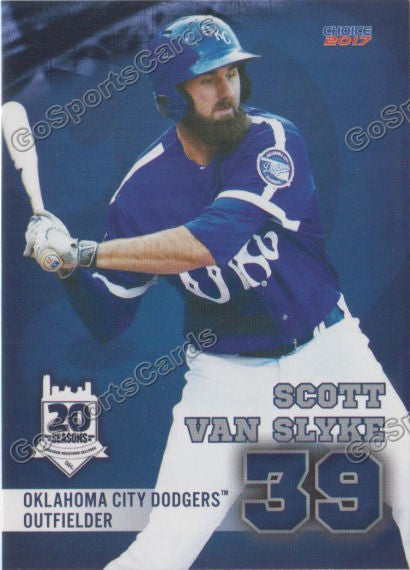 2017 Oklahoma City Dodgers Scott Van Slyke