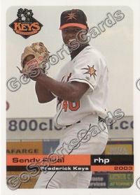 2003 Frederick Keys Sendy Rleal