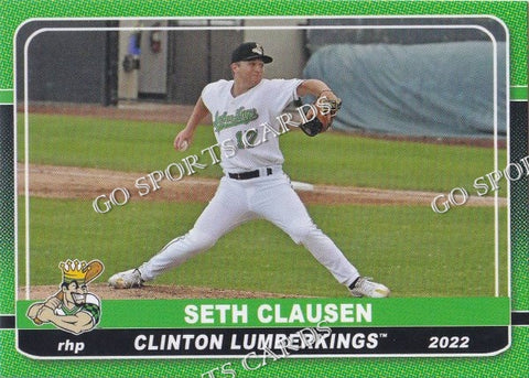 2022 Clinton LumberKings Seth Clausen