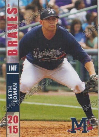 2015 Mississippi Braves Seth Loman