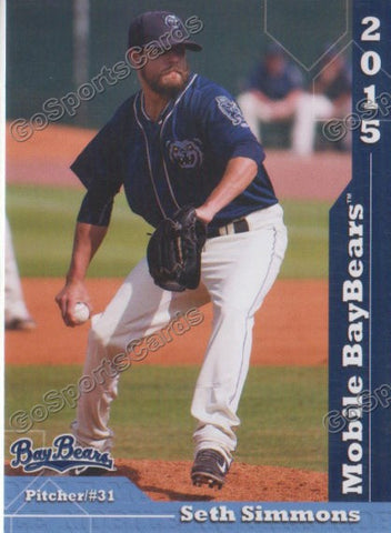 2015 Mobile BayBears Seth Simmons