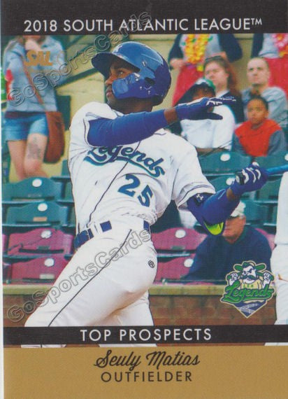 2018 South Atlantic League Top Prospects SAL Seuly Matias