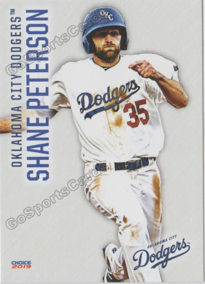 2019 Oklahoma City Dodgers Shane Peterson