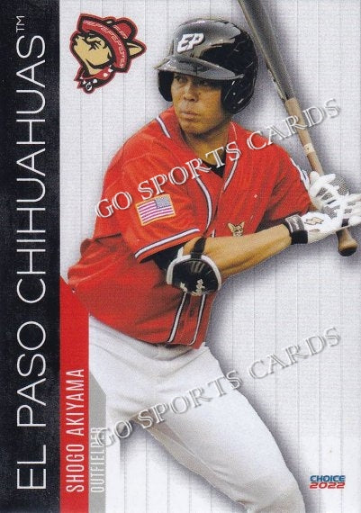 2022 El Paso Chihuahuas Shogo Akiyama