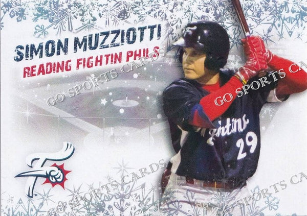 2021 Reading Fightin Phils Holiday Simon Muzziotti