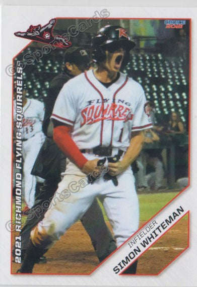 2021 Richmond Flying Squirrels Simon Whiteman