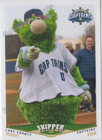 2018 Lake County Captains Skipper Mascot